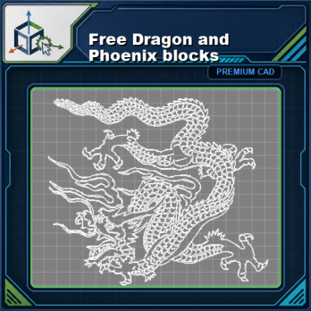 Free Dragon and Phoenix blocks