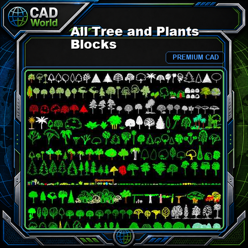 All Tree and Plants Blocks