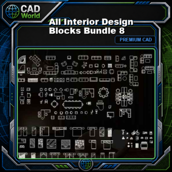 All Interior Design Blocks Bundle 8