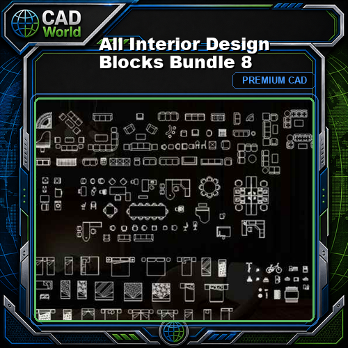 All Interior Design Blocks Bundle 8