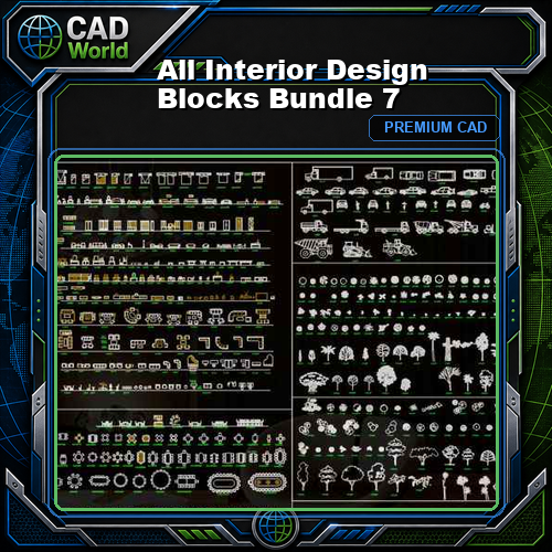 All Interior Design Blocks Bundle 7