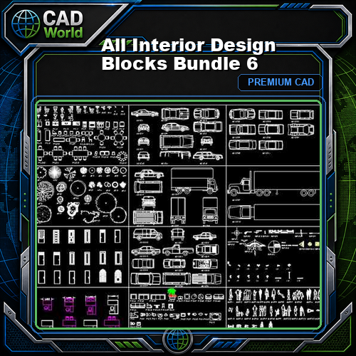 All Interior Design Blocks Bundle 6