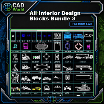 All Interior Design Blocks Bundle 3