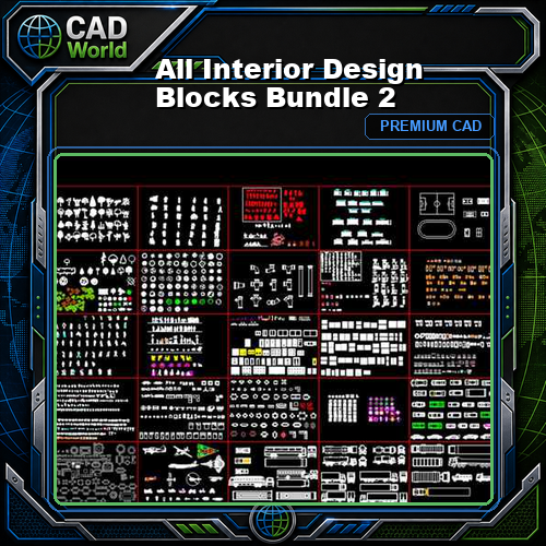 All Interior Design Blocks Bundle 2