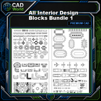 All Interior Design Blocks Bundle 1