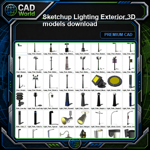 Sketchup Lighting Exterior 3D models download