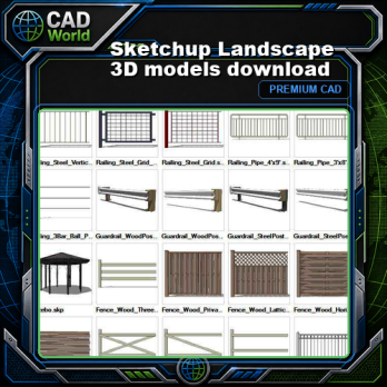 Sketchup Landscape 3D models download