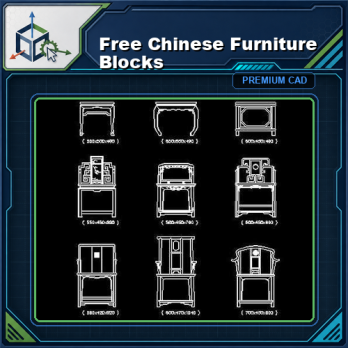 Free Chinese Furniture Blocks