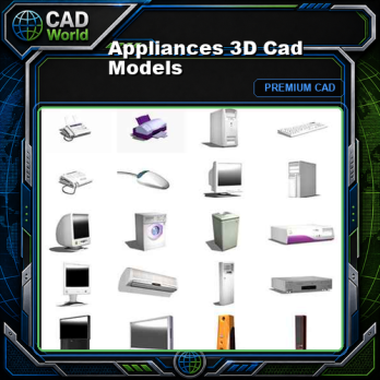 Appliances 3D Cad Models