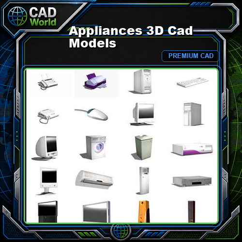Appliances 3D Cad Models