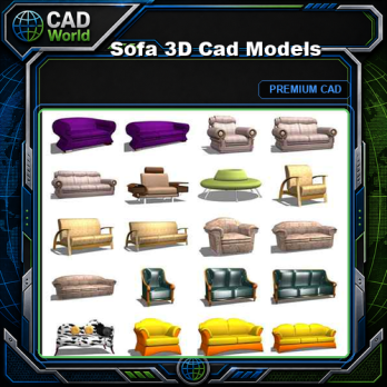 Sofa 3D Cad Models