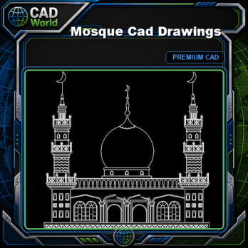 Mosque Cad Drawings