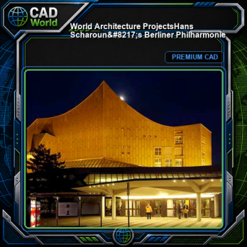 💎【World Architecture Projects】Hans Scharoun's Berliner Philharmonie