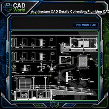 【Architecture CAD Details Collections】Plumbing CAD Detail Drawings V.2(Good)