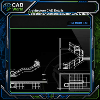 【Architecture CAD Details Collections】Automatic Elevator CAD Details