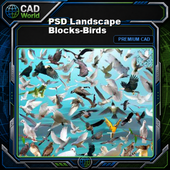 PSD Landscape Blocks-Birds