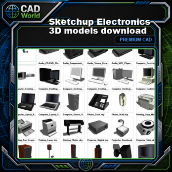 Sketchup Electronics 3D models download
