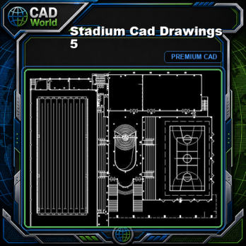 Stadium Cad Drawings 5