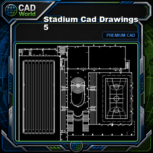 Stadium Cad Drawings 5