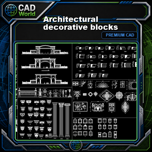 Architectural decorative blocks