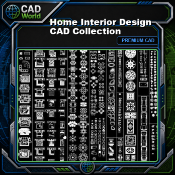 Home Interior Design CAD Collection