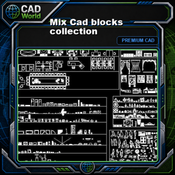 Mix Cad blocks collection