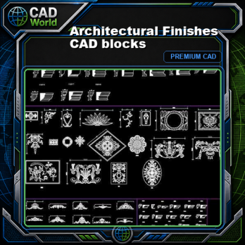 Architectural Finishes CAD blocks