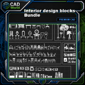 Interior design blocks Bundle