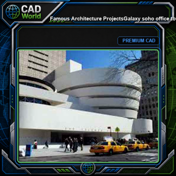 💎【Famous Architecture Projects】Galaxy soho office tower and mall CAD Drawing, beijing, by zaha hadid