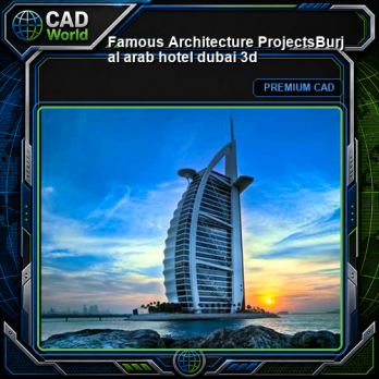 💎【Famous Architecture Projects】Burj al arab hotel dubai 3d