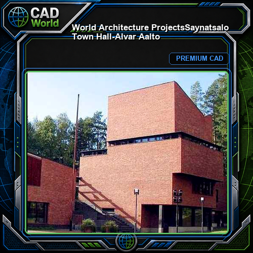 💎【World Architecture Projects】Saynatsalo Town Hall-Alvar Aalto