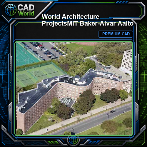 💎【World Architecture Projects】MIT Baker-Alvar Aalto
