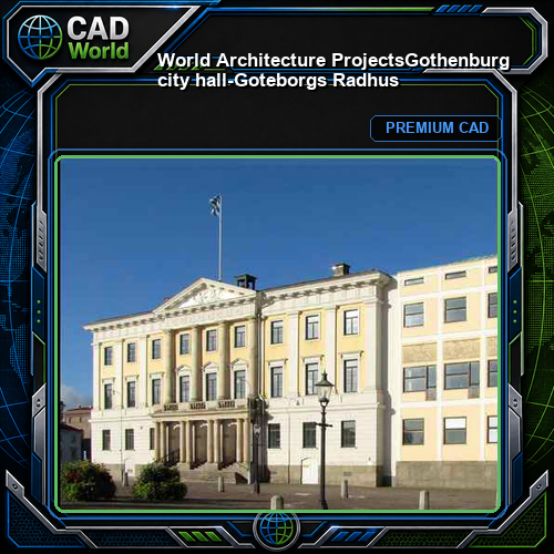 💎【World Architecture Projects】Gothenburg city hall-Goteborgs Radhus