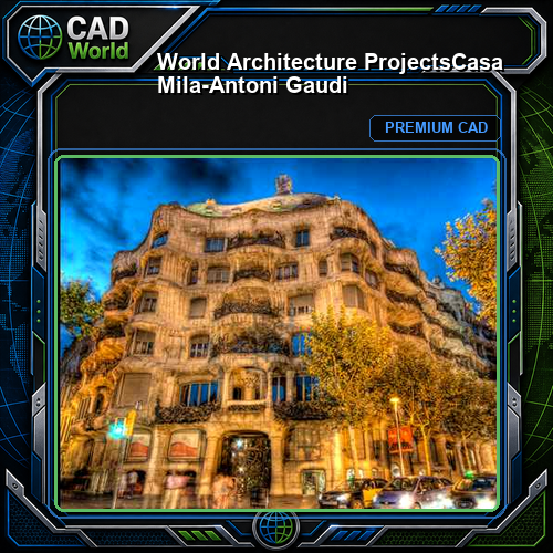 💎【World Architecture Projects】Casa Mila-Antoni Gaudi