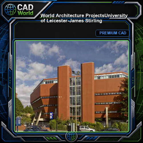 💎【World Architecture Projects】University of Leicester-James Stirling