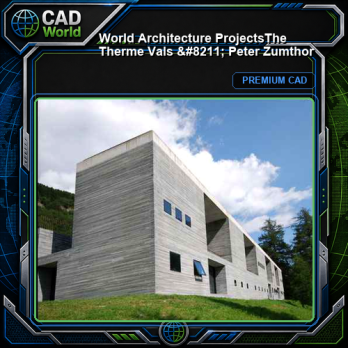 💎【World Architecture Projects】The Therme Vals - Peter Zumthor