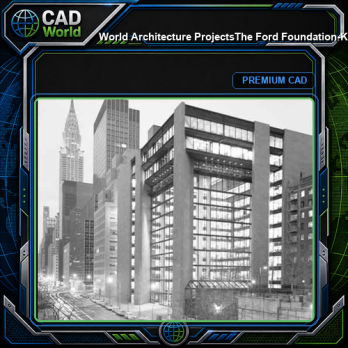 💎【World Architecture Projects】The Ford Foundation-Kevin Roche John Dinkeloo and Associates