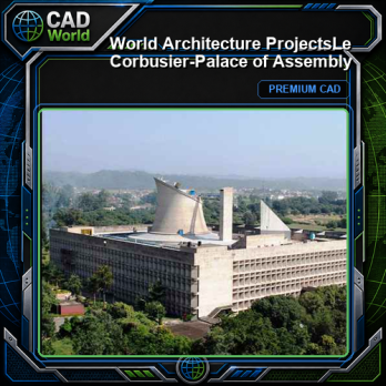 💎【World Architecture Projects】Le Corbusier-Palace of Assembly