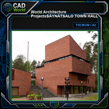 💎【World Architecture Projects】SÄYNÄTSALO TOWN HALL