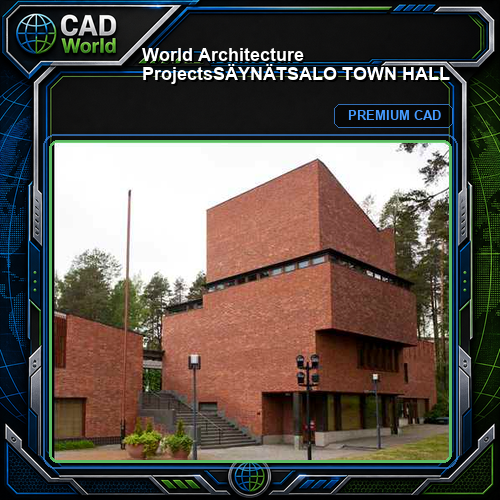 💎【World Architecture Projects】SÄYNÄTSALO TOWN HALL