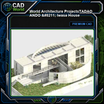 💎【World Architecture Projects】TADAO ANDO - Iwasa House