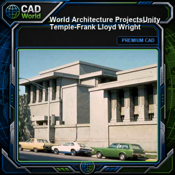 💎【World Architecture Projects】Unity Temple-Frank Lloyd Wright