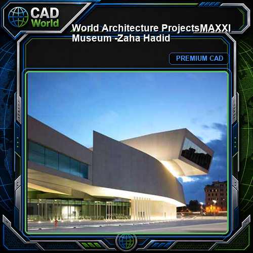💎【World Architecture Projects】MAXXI Museum -Zaha Hadid
