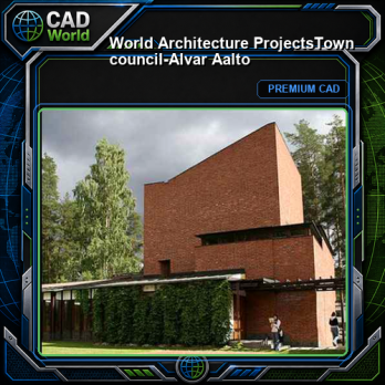 💎【World Architecture Projects】Town council-Alvar Aalto