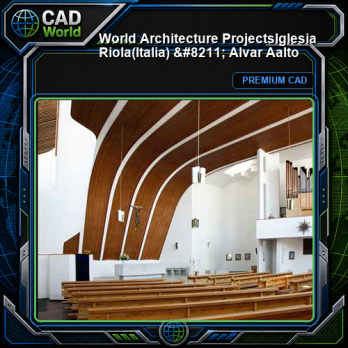 💎【World Architecture Projects】Iglesia Riola(Italia) - Alvar Aalto