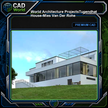 💎【World Architecture Projects】Tugendhat House-Mies Van Der Rohe