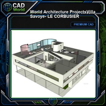 💎【World Architecture Projects】Villa Savoye- LE CORBUSIER