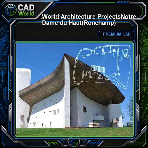 💎【World Architecture Projects】Notre Dame du Haut(Ronchamp)