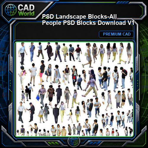 ★【 PSD Landscape Blocks-All People PSD Blocks Download V1】