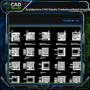 【Architecture CAD Details Collections】Detail drawing of Kitchen Design drawing,CAD Details